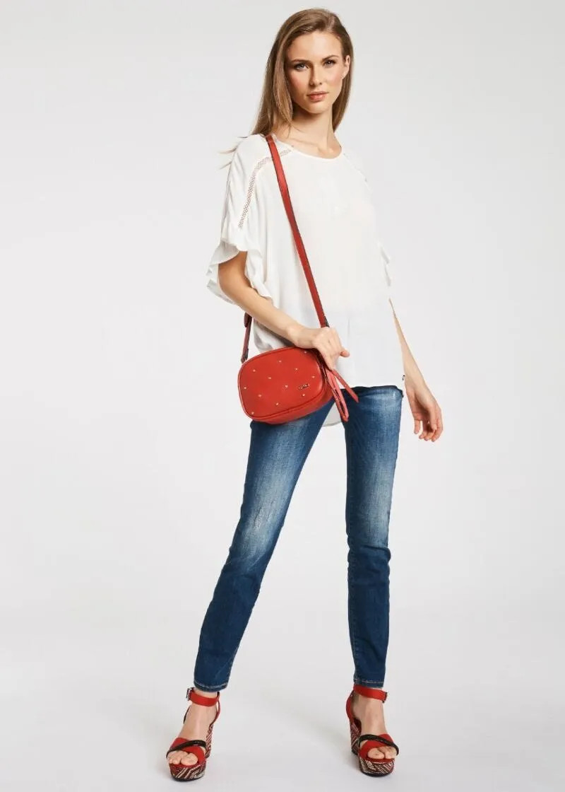 Blusa over con rouche