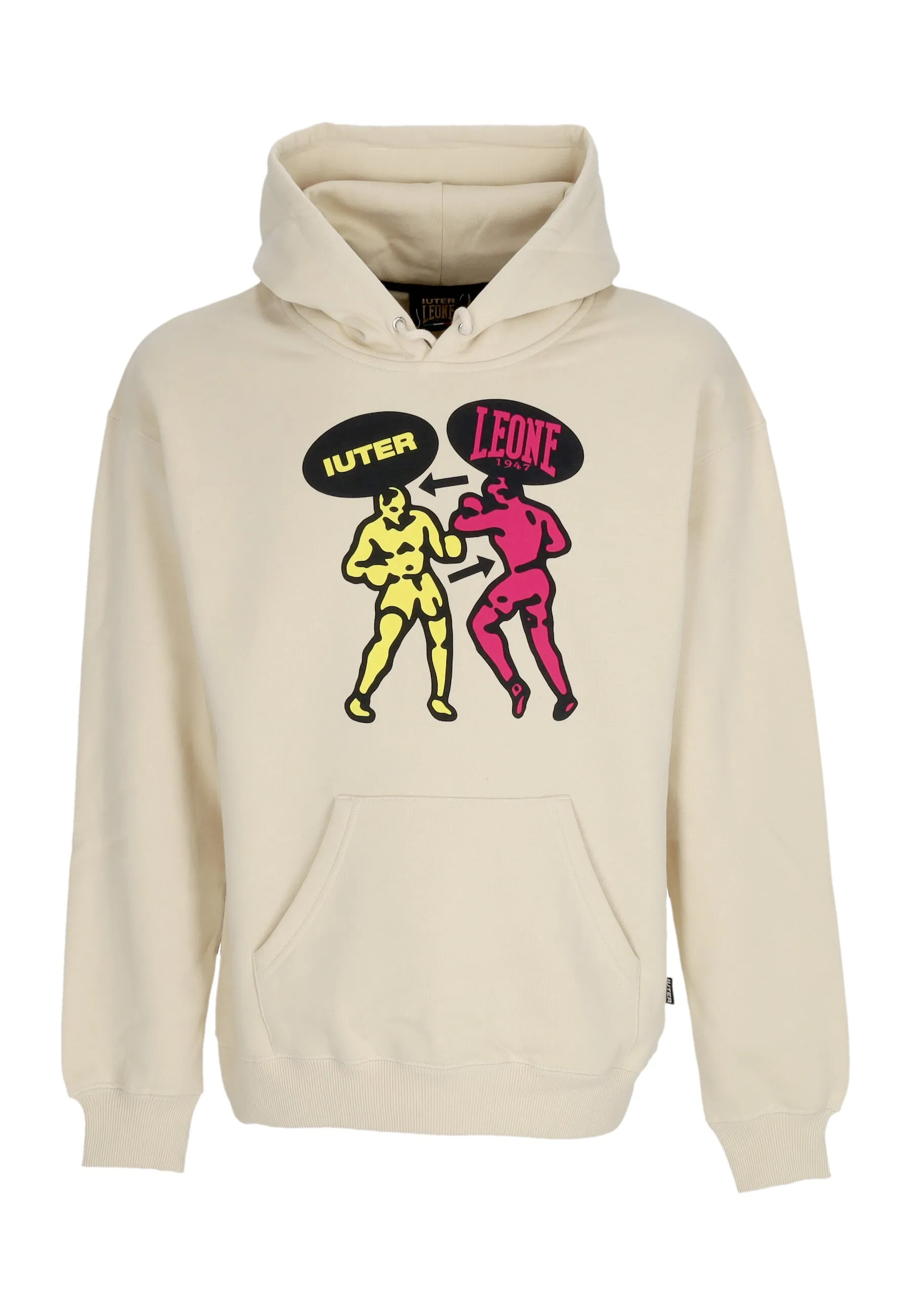 Felpa Cappuccio Uomo We Are Fighters Hoodie Cream