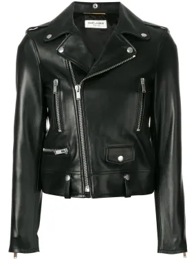 Giubbotto 'Biker' in pelle