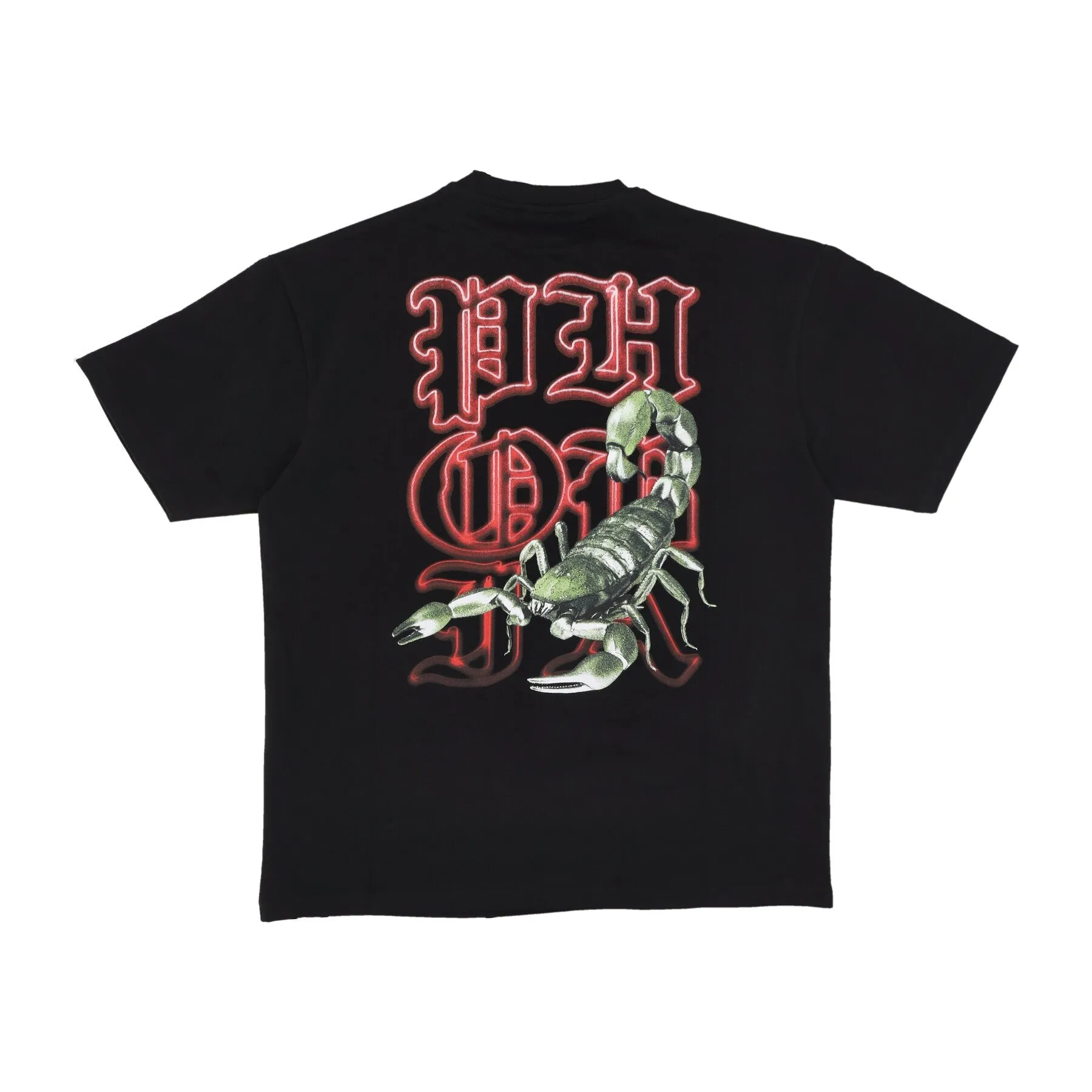 Maglietta Uomo Scorpion Print Tee Black/green