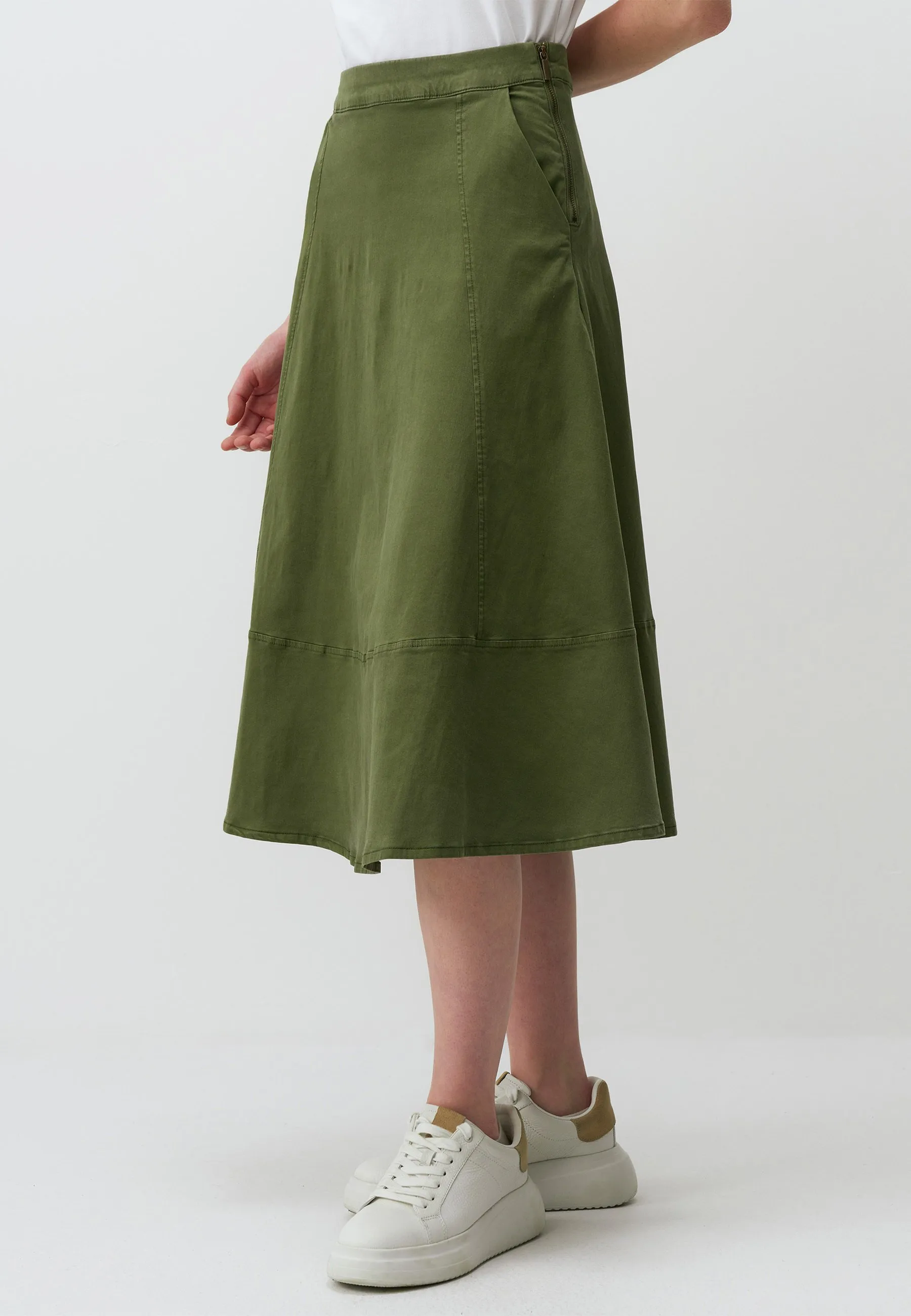 MIDI WITH POCKETS - Gonna a campana