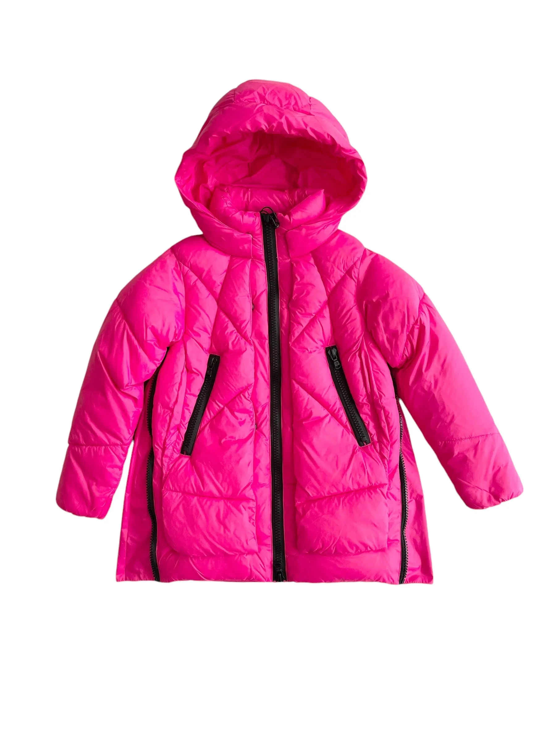 Piumino fucsia per bambina