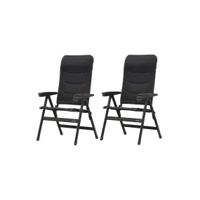 Sedie da campeggio Westfield  Advancer S pieghevoli e reclinabili set 2 pezzi