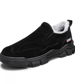 Sneakers calde in peluche invernali da uomo 2022 nuove scarpe da trekking Casual in cotone scarpe da uomo di moda stivali da nev