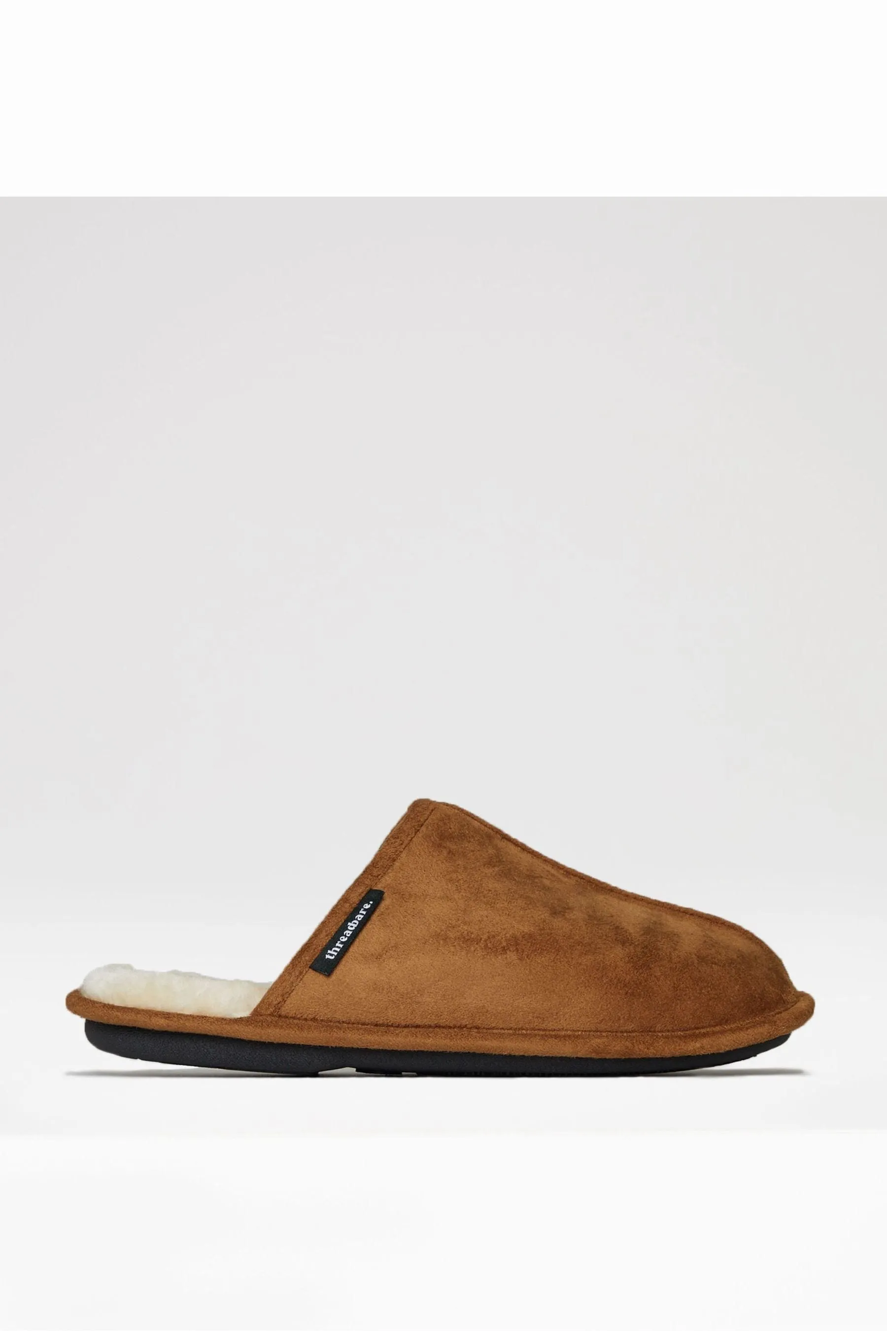 Threadbare - Pantofole in camoscio sintetico con fodera in pelliccia sintetica e Pantofole
